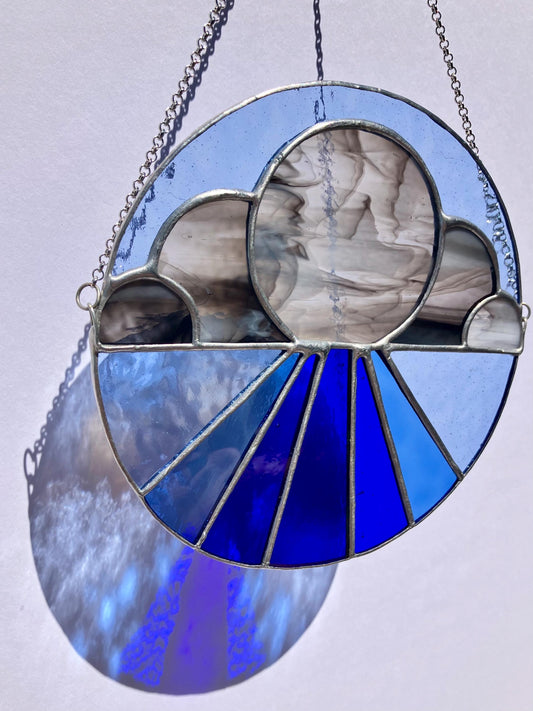 Stormy Skies Rainbow Suncatcher